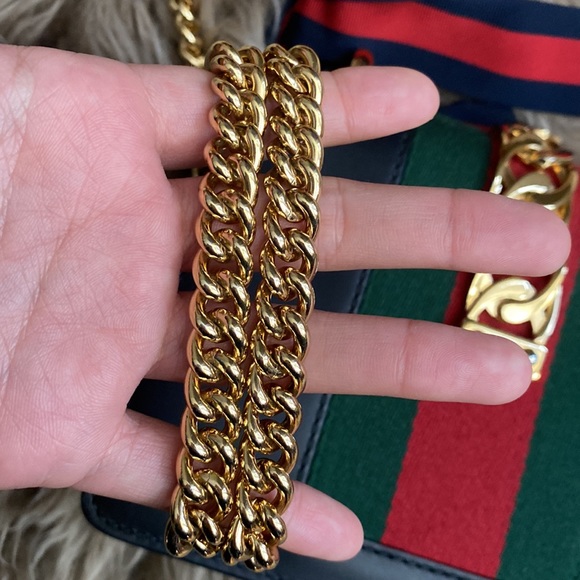 100% authentic Gucci Sylvie mini black - Picture 7 of 11